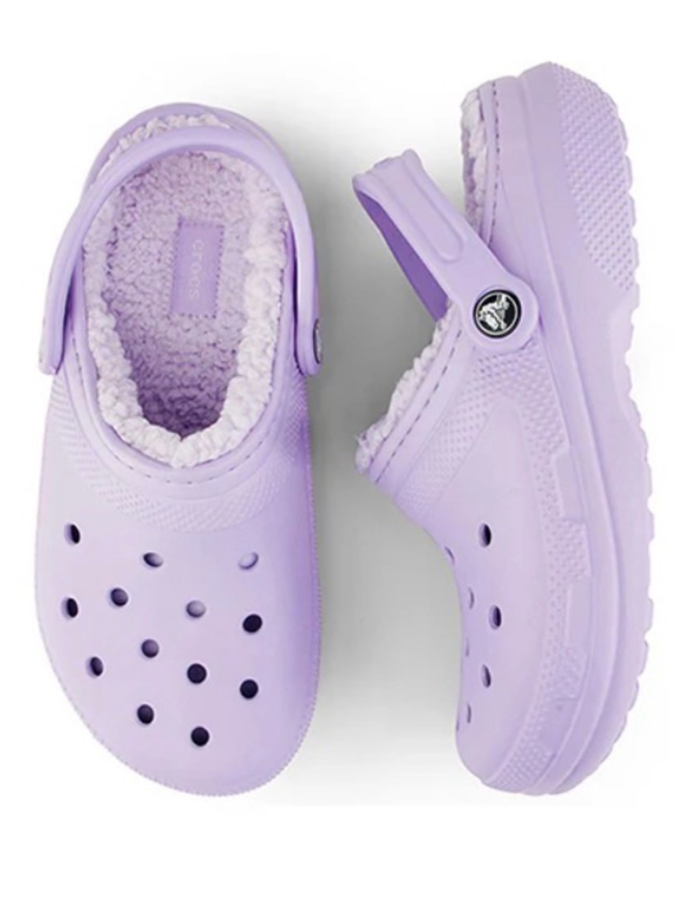 Women’s Lavender Cozy Lined Crocs - Picture 3 of 9